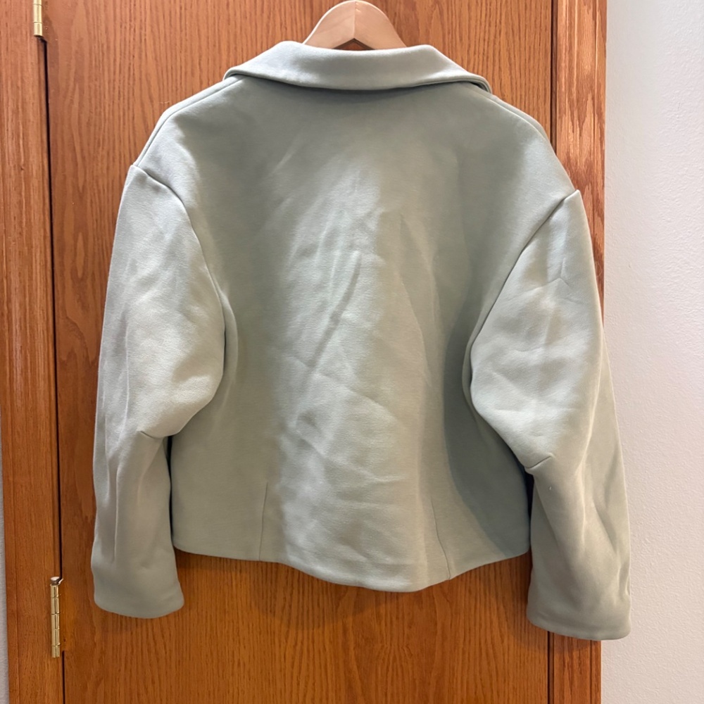 Banana Republic Scuba Popover Sweatshirt sz M - Picture 4 of 4